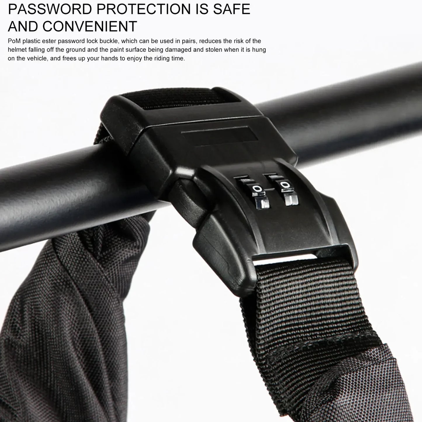 Motorbike Helmet Bag Waterproof Combination Lock Anti-Theft Luggage Storage Bag Rider Portable