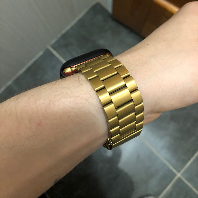 Steel Strap for Apple Watch Band Series 11/10/9/8/7/6/5/4/ SE / Ultra 1/2/3