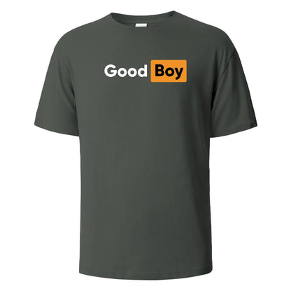 Good Boy Print T-Shirt Summer Tees For Men Women 100% Cotton O-neck Oversize Casual Short sleeved Tops