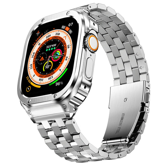 Apple Watch Stainless Steel Strap - Premium Shock Resistant