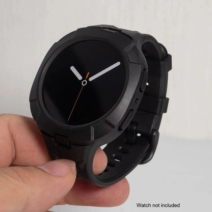 Samsung Galaxy Watch8 & 9 44mm Silicone Sport Band with Built-in Case