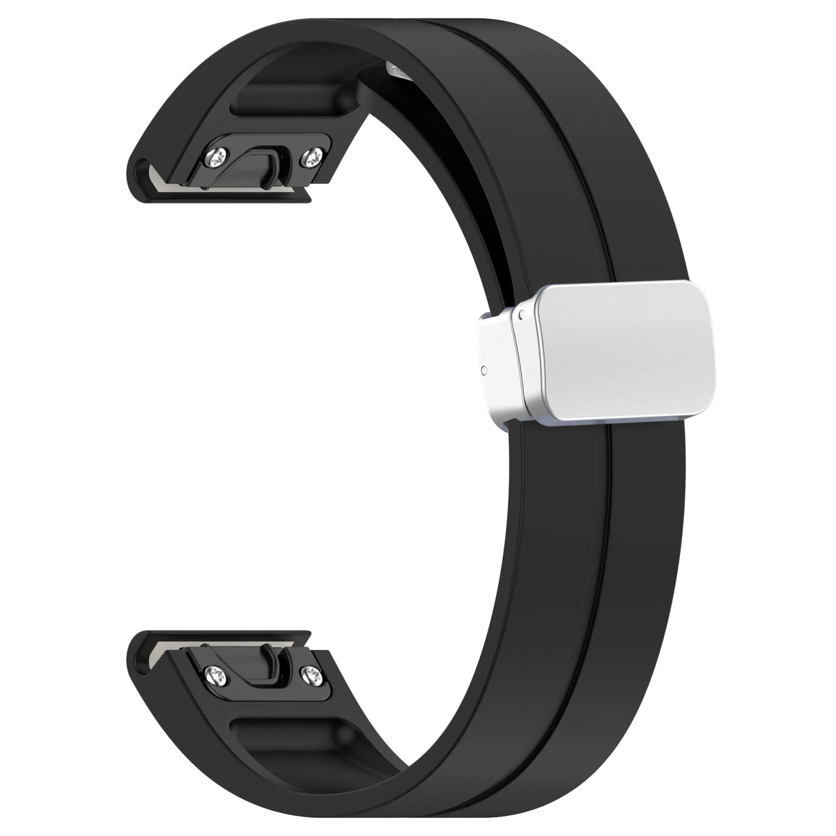 Garmin QuickFit 20/22/26mm Silicone Band with Magnetic Clasp