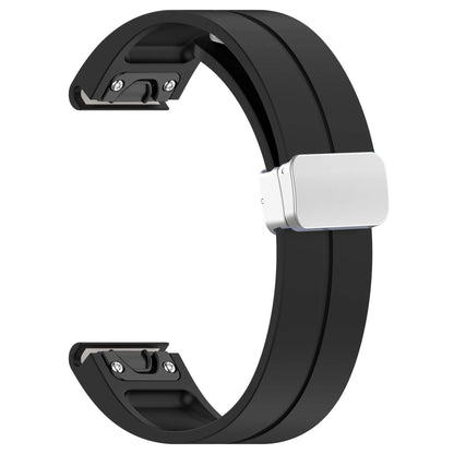 Garmin QuickFit 20/22/26mm Silicone Band with Magnetic Clasp