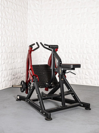 Pro Strength Seated Row - Muscle D Fitness - Commercial Grade - Plate Loaded - Iso-Lateral Training
