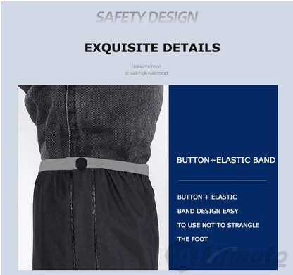 Motorcycle Shoe Cover Non-Slip Waterproof For Rainy Day