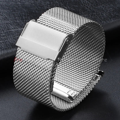 Samsung Galaxy Watch 7, 6, 5, 4 & FE Milanese Mesh Band with Sliding Clasp