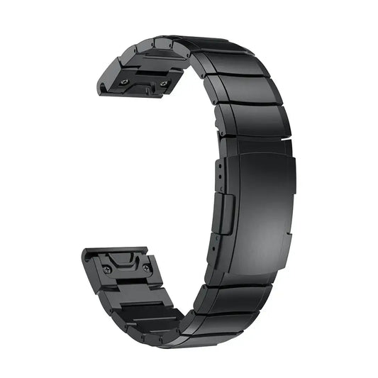 Garmin Stainless Steel Band - Premium QuickFit Strap