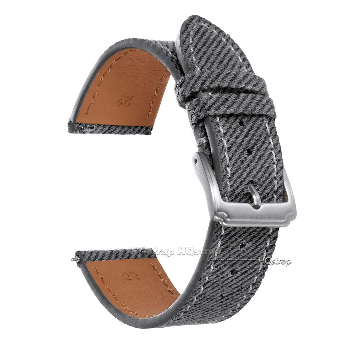 Samsung Galaxy Watch 7, 6, 5, 4 & FE Denim Band with Leather Lining