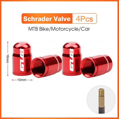Aluminum Valve Stem Caps (Bike/Motorcycle/Car)