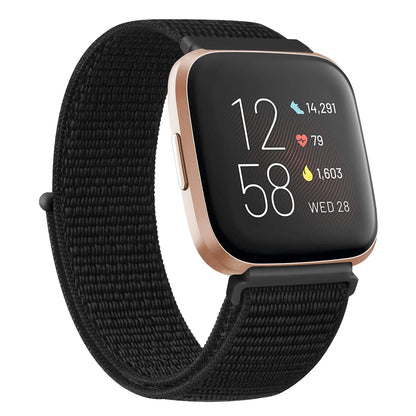Nylon Velcro Fitbit Versa & Sense Bands