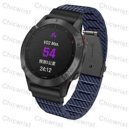 Garmin Carbon Fiber Band - Durable QuickFit Strap