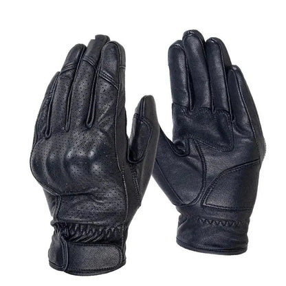 Vintage Leather Gloves Touchscreen