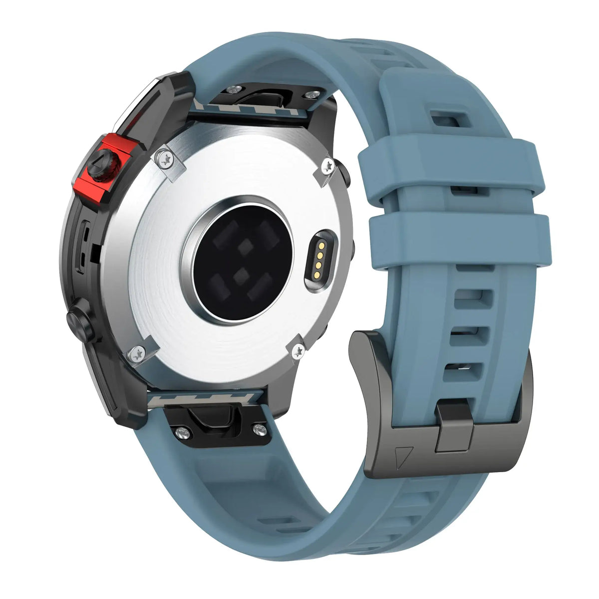 Garmin QuickFit 20/22/26mm Silicone Band with Double Keepers