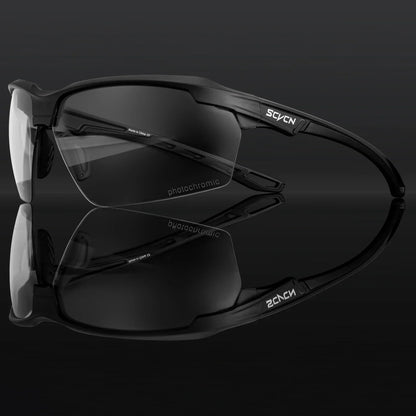 SCVCN Photochromic Glasses Cycling Sunglasses UV400 Hiking Goggles Men Outdoor Sports Glasses Women Driving Bicycle Bike Eyewear