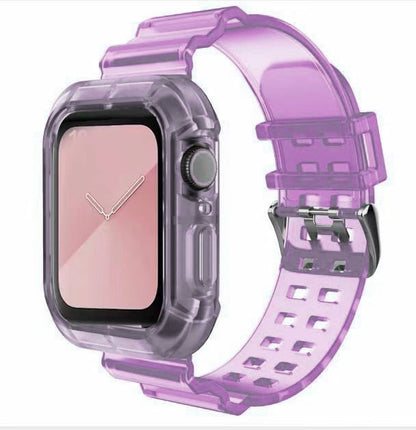 Silicone Strap for Apple Watch Band+Case 38/40/41 MM / 42/44/45 MM