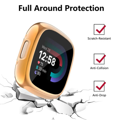 Fitbit Versa & Sense Case and Screen Protector