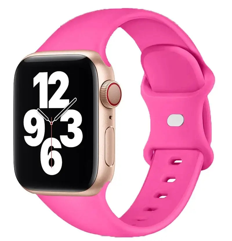 Apple Watch Silicone Band - Soft Waterproof Flexible Strap