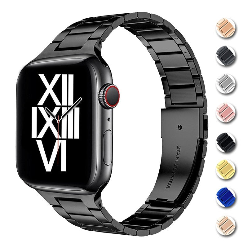 Stainless Steel Apple Watch Band Series 11/10/9/8/7/6/5/4/ SE / Ultra 1/2/3