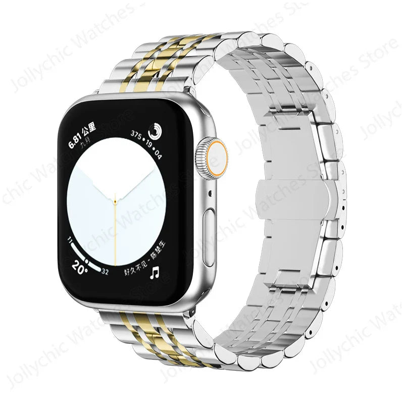 Apple Watch Stainless Steel Band - Elegant, Durable Design