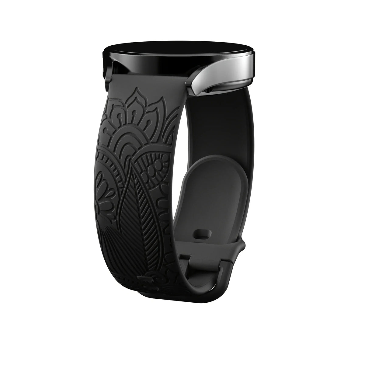 Samsung Galaxy Watch 7, 6, 5, 4 & FE Engraved Mandala Silicone Band