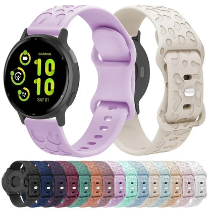 Samsung Galaxy Watch 7, 6, 5, 4 & FE Leopard Print Silicone Band