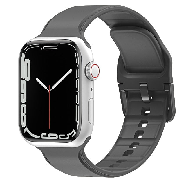 Silicone Apple Watch Band Series 11/10/9/8/7/6/5/4/ SE / Ultra 1/2/3