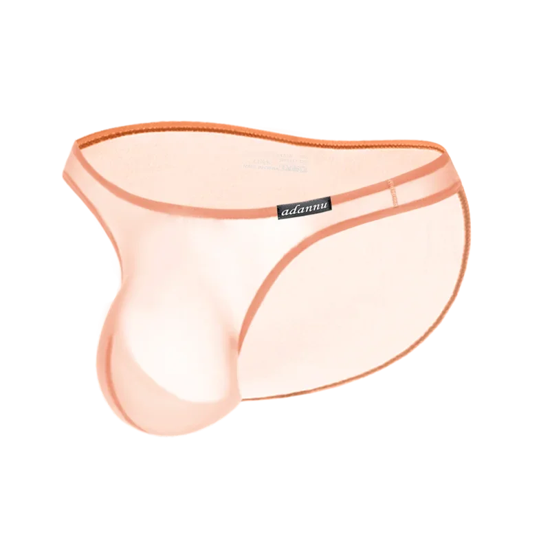 Men Underwear Low-rise Pouch Transparent