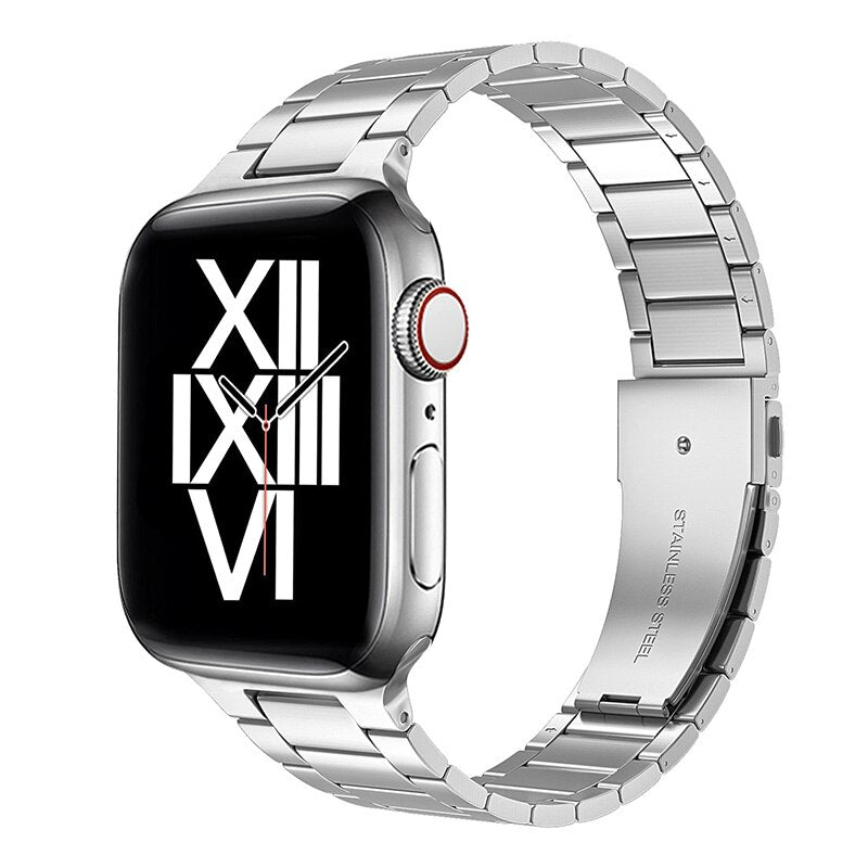Stainless Steel Apple Watch Band Series 11/10/9/8/7/6/5/4/ SE / Ultra 1/2/3