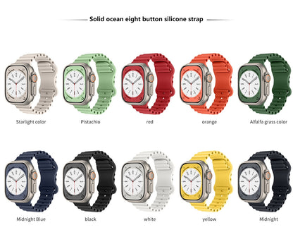 Ocean Apple Watch Band | Universal Fit for All Series (4-11/SE/Ultra) - Waterproof Sport Strap