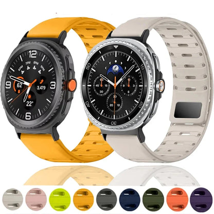 Samsung Galaxy Watch8, 9 & Ultra Magnetic Silicone Sport Band