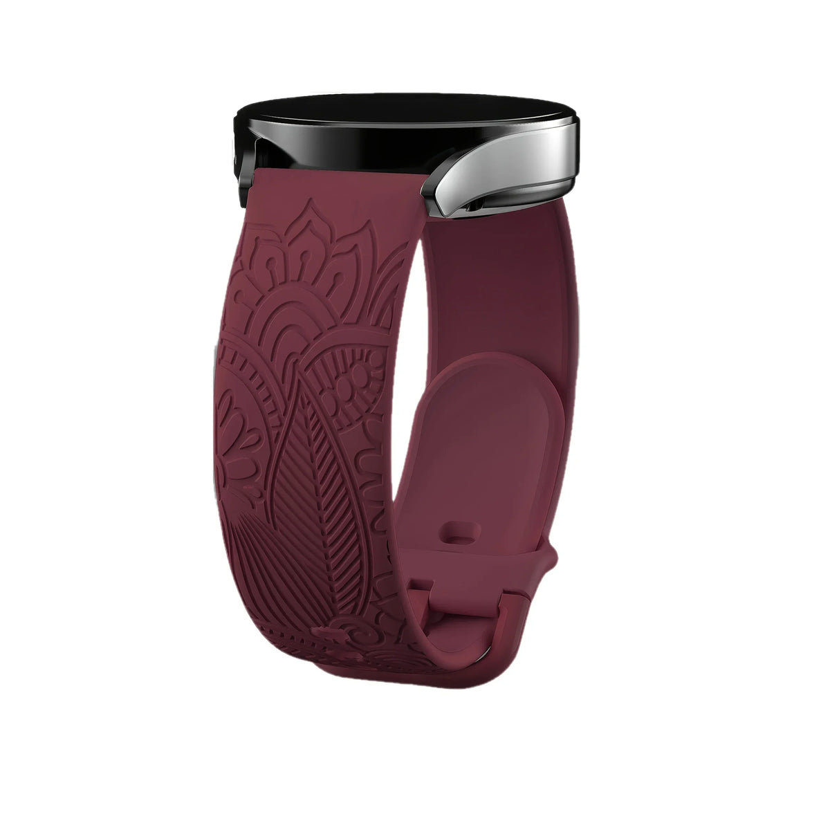 Samsung Galaxy Watch 7, 6, 5, 4 & FE Engraved Mandala Silicone Band