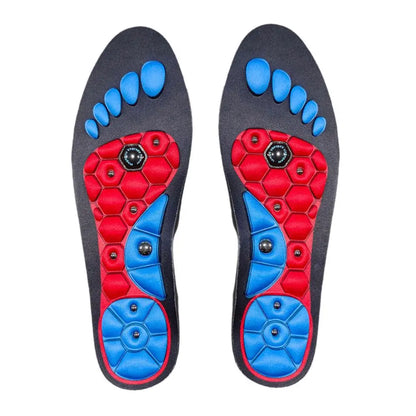 1 Pair High-end Acupressure Foot Insoles for Men Women Orthopedic Gel Magnetic Shoe Inserts Magnet Technology Support Insole
