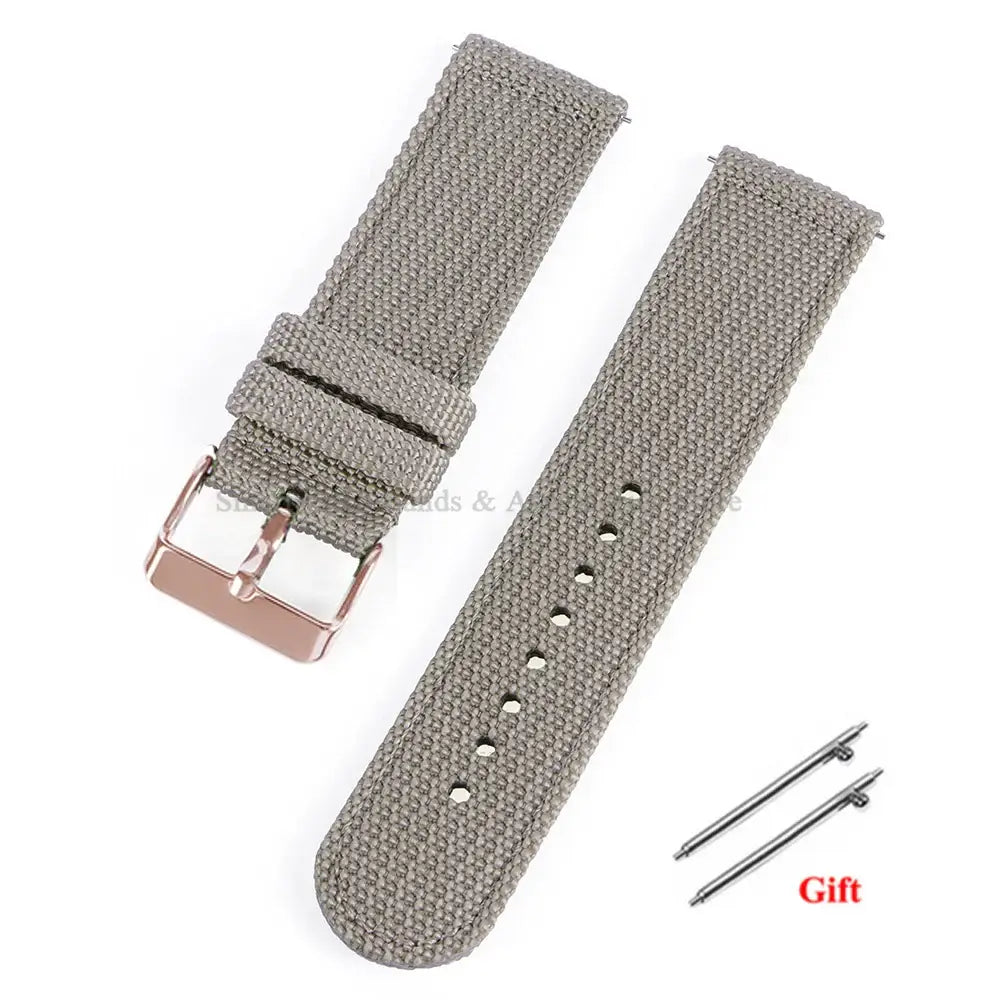 TicWatch Pro 5, Pro 3 & E3 Woven Nylon Band with Buckle Options