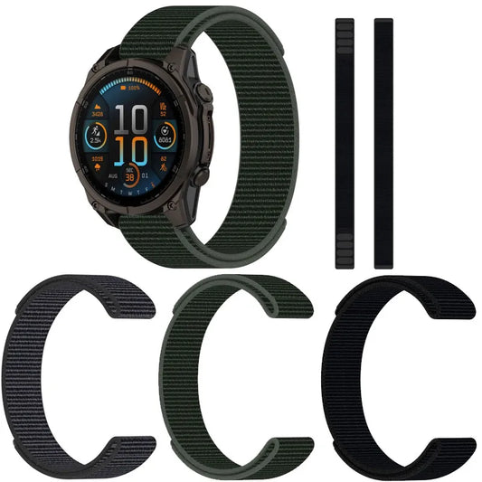 Garmin Nylon Loop Strap - Breathable, Durable, Comfortable