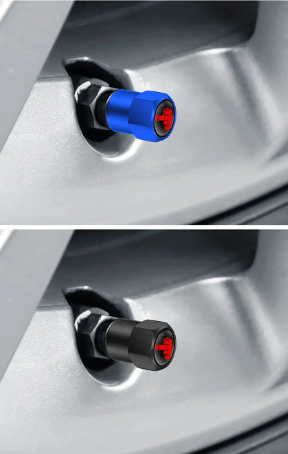 4PCS Aluminium Valve Stem Caps