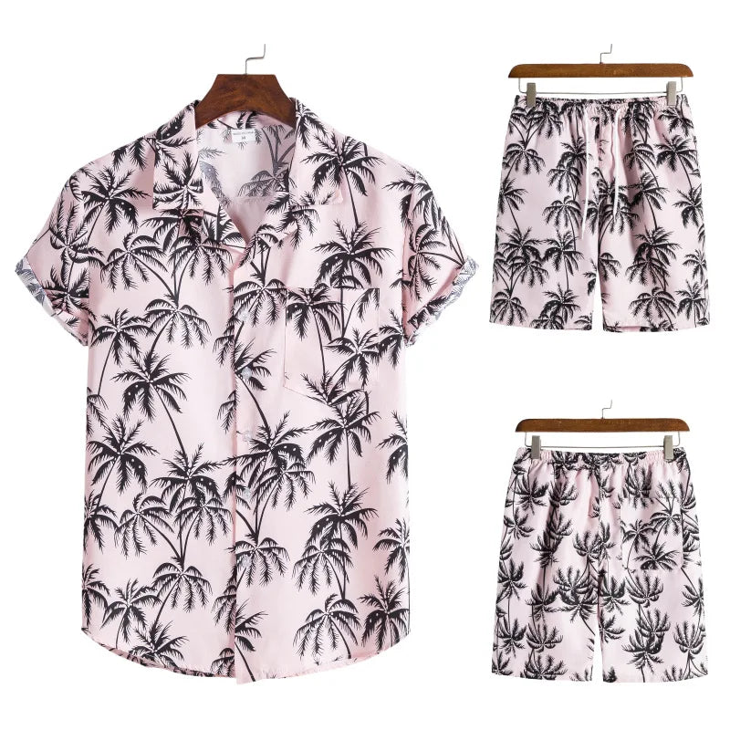 Stylish fit men beach shorts set