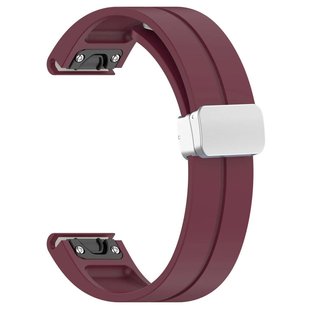 Garmin QuickFit 20/22/26mm Silicone Band with Magnetic Clasp