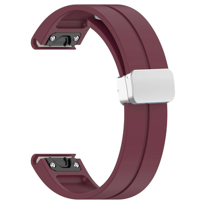 Garmin QuickFit 20/22/26mm Silicone Band with Magnetic Clasp
