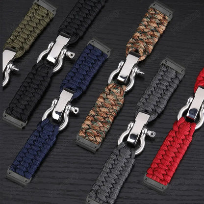 Garmin Braided Nylon Strap - QuickFit Durable Design