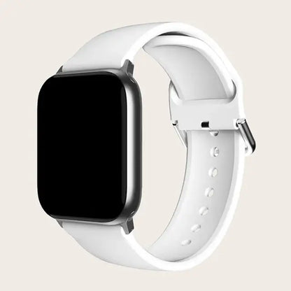 Apple Watch Patterned & Clear Silicone Band with Buckle