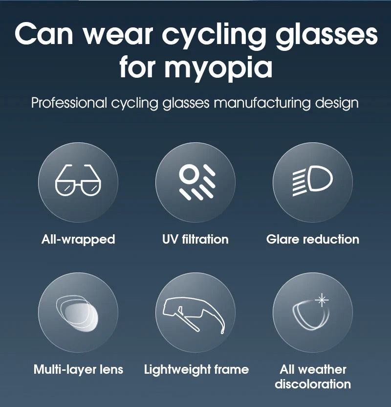 WEST BIKING Cycling Glasses Photochromic UV400 Protection