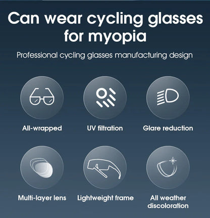WEST BIKING Cycling Glasses Photochromic UV400 Protection