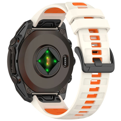 Garmin QuickFit 22/26mm Two-Tone Silicone Buckle Band