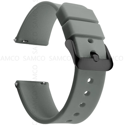 Samsung Galaxy Watch 7, 6, 5, 4 & FE Curved-End Silicone Band