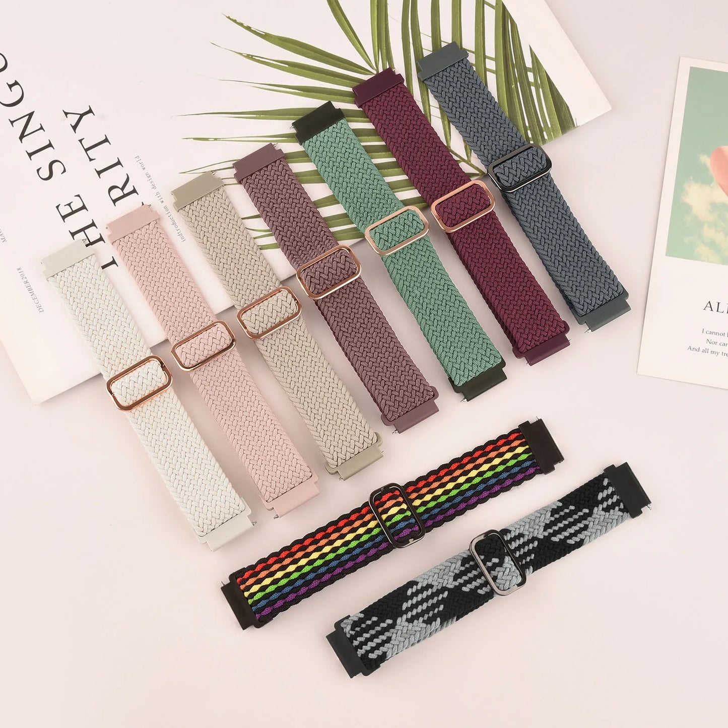 Elastic Nylon Fitbit Versa & Sense Bands