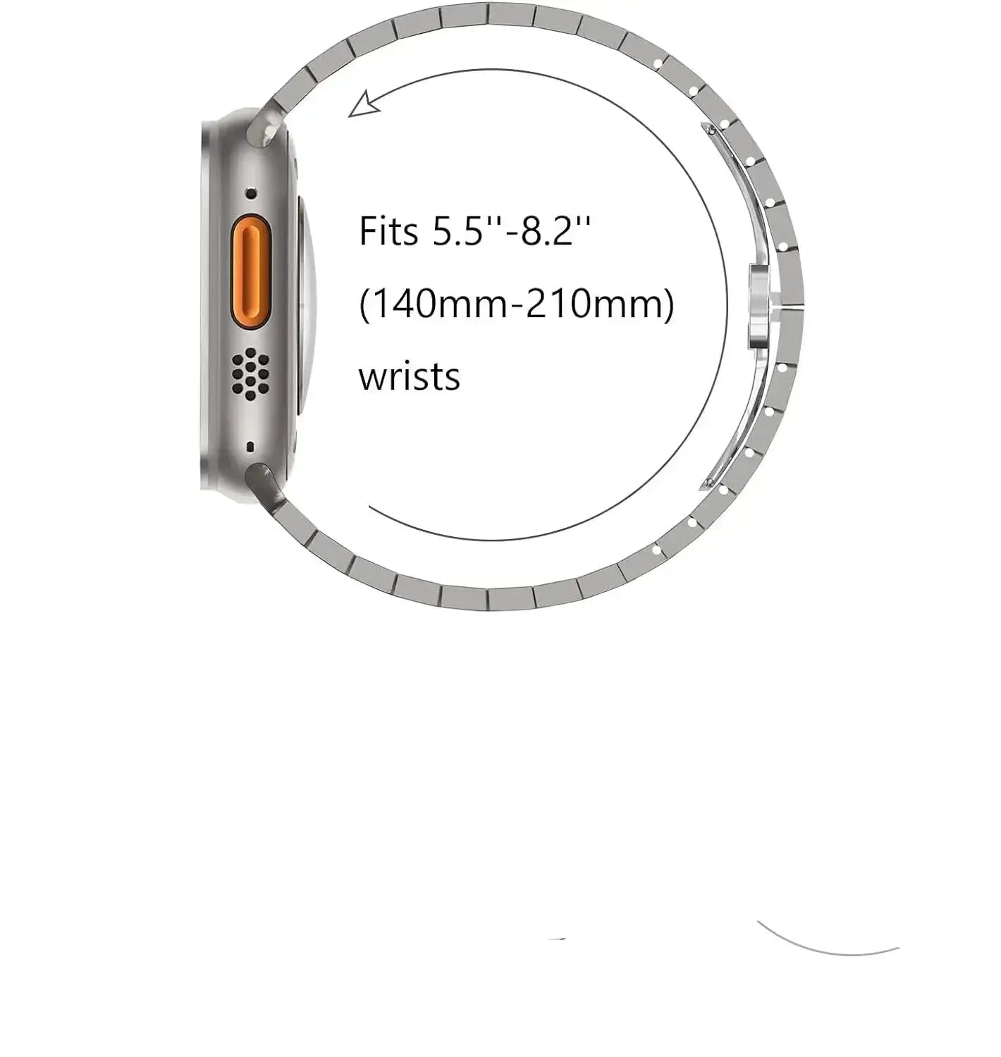 Stainless Steel Apple Watch Band - Stylish Durable Design