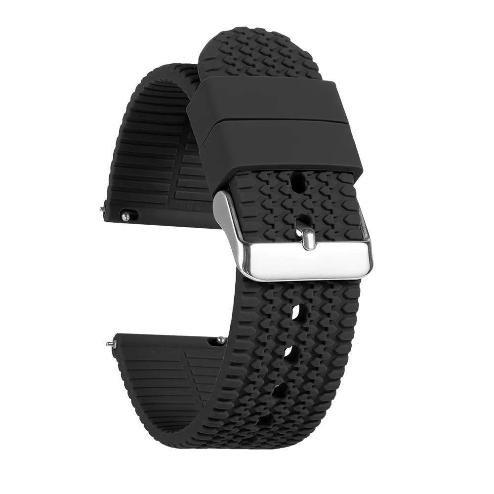 Samsung Galaxy Watch 7, 6, 5, 4 & FE Tread Pattern Silicone Band