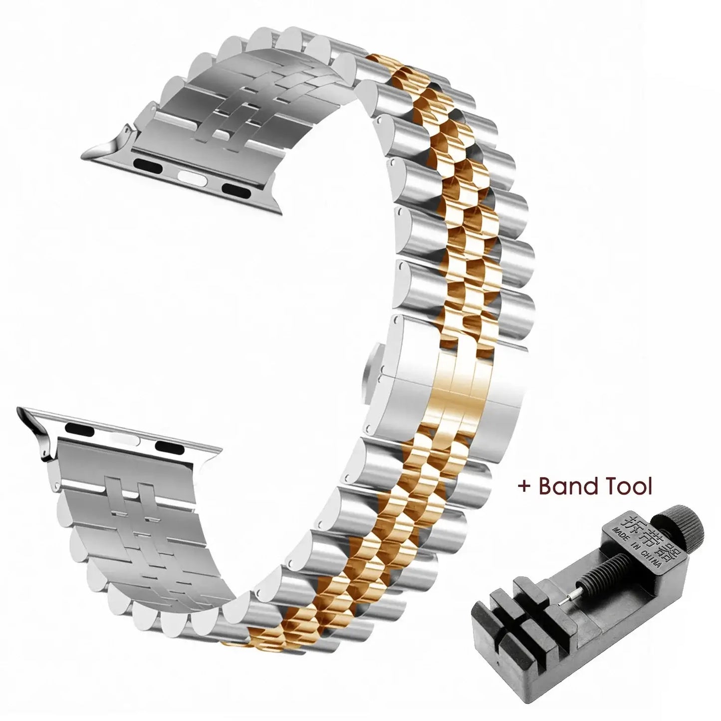 Apple Watch Stainless Steel Strap - Elegant Durable Design