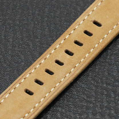 Garmin QuickFit 22/26mm Stitched Leather Buckle Band