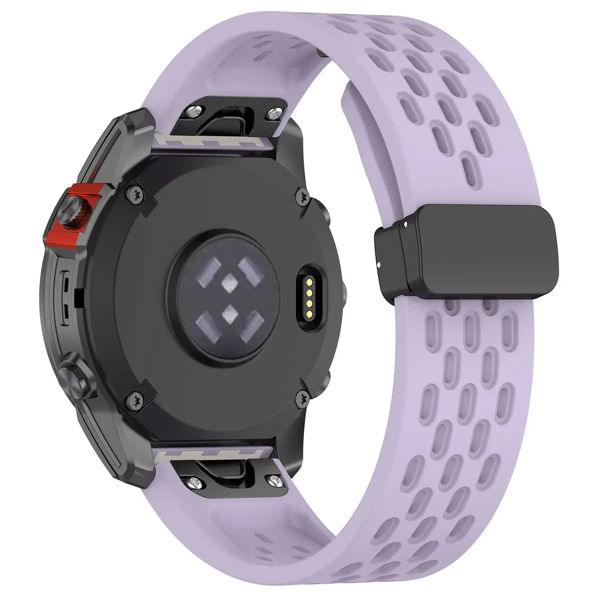Garmin QuickFit 20/22/26mm Perforated Silicone Magnetic Clasp Band